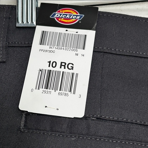 women’s Dickies pants with‎ side pockets size 10R grey NWT - Picture 4 of 5